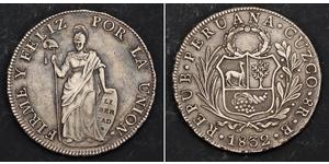 8 Real Peru Silber 