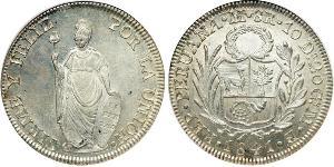 8 Real Peru Silber 