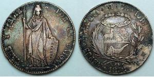 8 Real Peru Silber 