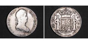 8 Real Peru Silber Ferdinand VII. von Spanien (1784-1833)