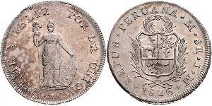 8 Real Peru Silber 