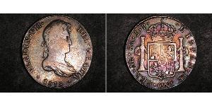 8 Real Peru Silber Ferdinand VII. von Spanien (1784-1833)