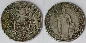 8 Real Peru Silber 