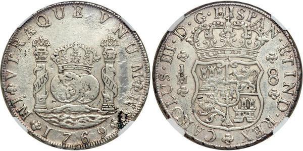 8 Real Peru Silber Karl III. von Spanien (1716 -1788)