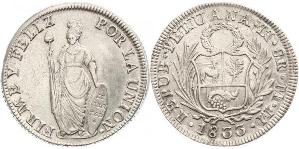8 Real Peru Silber 