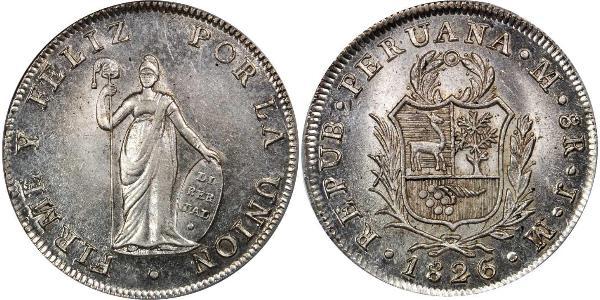 8 Real Peru Silber 