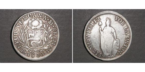 8 Real Peru Silber 