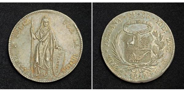 8 Real Peru Silber 