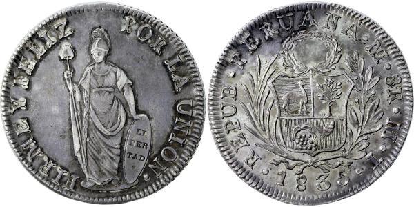 8 Real Peru Silber 