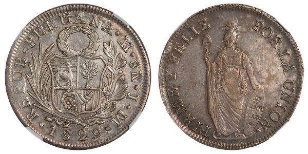 8 Real Peru Silber 