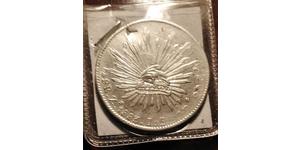 8 Real Second Federal Republic of Mexico (1846 - 1863) Silber 