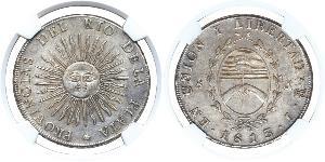 8 Real Vereinigte Provinzen des Río de la Plata (1810 -1831) Silber 