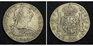 8 Real Vizekönigreich Neuspanien (1519 - 1821) Silber Karl III. von Spanien (1716 -1788)