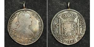 8 Real Vizekönigreich Neuspanien (1519 - 1821) Silber Karl IV (1748-1819)