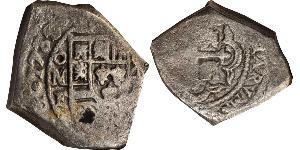 8 Real Vizekönigreich Neuspanien (1519 - 1821) Silber Philip V von Spanien (1683-1746)