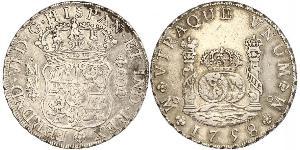 8 Real Vizekönigreich Neuspanien (1519 - 1821) Silber Ferdinand VI. von Spanien (1713-1759)