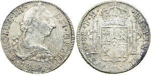 8 Real Vizekönigreich Neuspanien (1519 - 1821) Silber Karl III. von Spanien (1716 -1788)