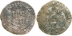 8 Real Vizekönigreich Neuspanien (1519 - 1821) Silber Karl V, Römisch-deutscher Kaiser (1500-1558)