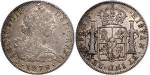 8 Real Vizekönigreich Neuspanien (1519 - 1821) Silber Karl III. von Spanien (1716 -1788)