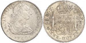 8 Real Vizekönigreich Neuspanien (1519 - 1821) Silber Karl III. von Spanien (1716 -1788)