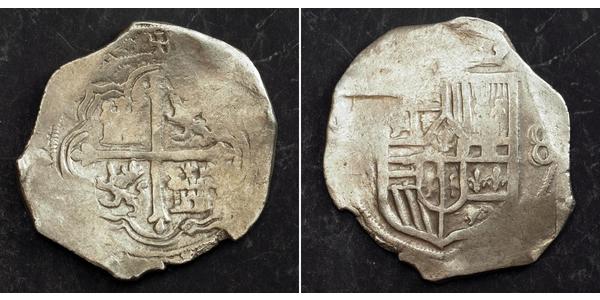 8 Real Vizekönigreich Neuspanien (1519 - 1821) Silber 