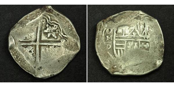 8 Real Vizekönigreich Neuspanien (1519 - 1821) Silber 