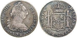 8 Real Bolivia Silver Charles III of Spain (1716 -1788)