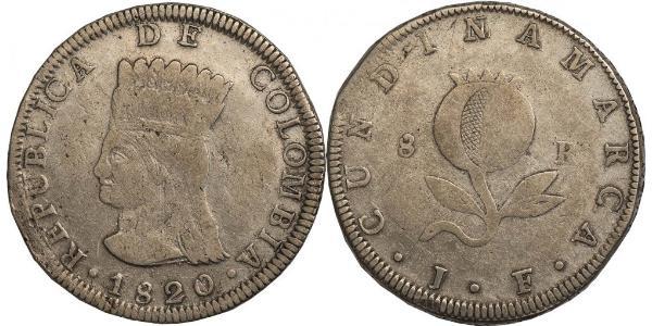8 Real Colombia Silver 