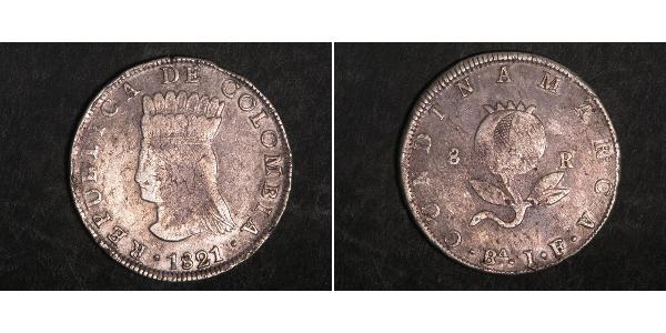 8 Real Colombia Silver 
