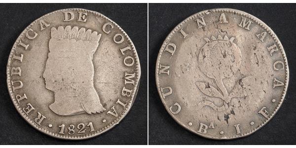 8 Real Colombia Silver 