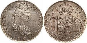 8 Real First Mexican Empire (1821 - 1823) Silver Ferdinand VII of Spain (1784-1833)