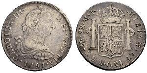 8 Real Peru Silver Charles III of Spain (1716 -1788)