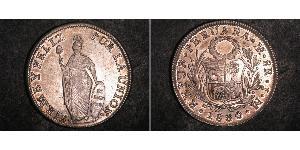 8 Real Peru Silver 