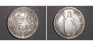 8 Real Peru Silver 