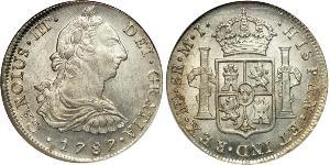 8 Real Peru Silver Charles III of Spain (1716 -1788)