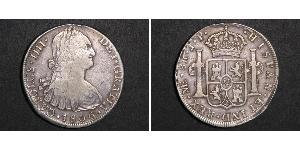 8 Real Peru Silver Charles IV of Spain (1748-1819)