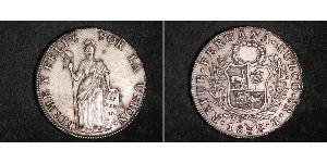 8 Real Peru Silver 