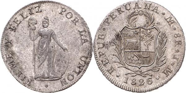 8 Real Peru Silver 