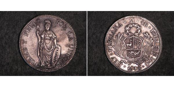 8 Real Peru Silver 