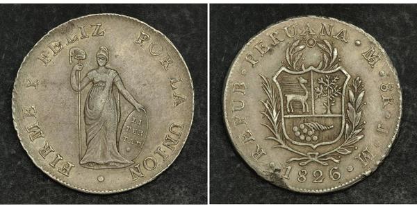 8 Real Peru Silver 