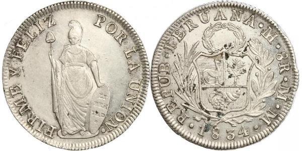 8 Real Peru Silver 