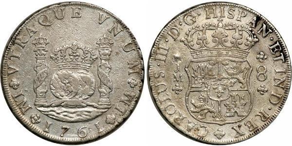 8 Real Peru Silver Charles III of Spain (1716 -1788)