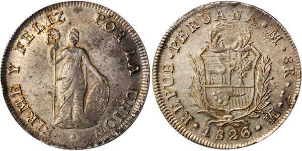 8 Real Peru Silver 