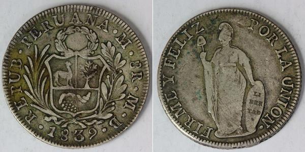 8 Real Peru Silver 