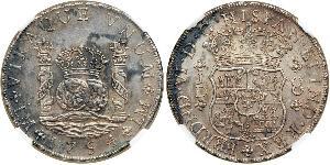 8 Real Peru / Spanish Colonies Silver 