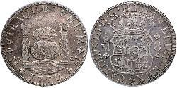 8 Real Spanish Mexico  / Kingdom of New Spain (1519 - 1821) Silver Charles III of Spain (1716 -1788)