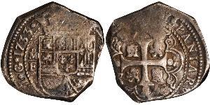 8 Real Spanish Mexico  / Kingdom of New Spain (1519 - 1821) Silver Philip V of Spain(1683-1746)