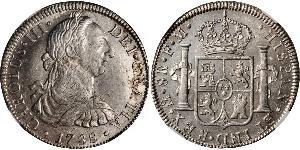 8 Real Spanish Mexico  / Kingdom of New Spain (1519 - 1821) Silver Charles III of Spain (1716 -1788)