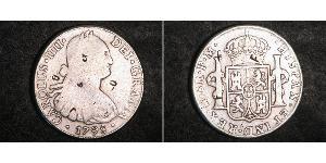 8 Real Spanish Mexico  / Kingdom of New Spain (1519 - 1821) Silver Charles IV of Spain (1748-1819)