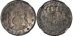 8 Real Spanish Mexico  / Kingdom of New Spain (1519 - 1821) Silver Charles III of Spain (1716 -1788)